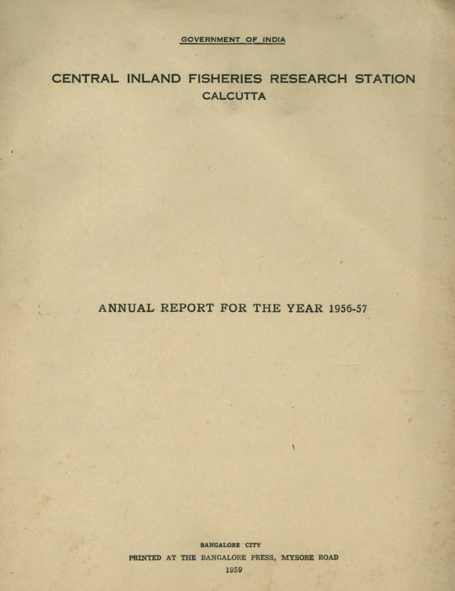 Annual Report 1956-57