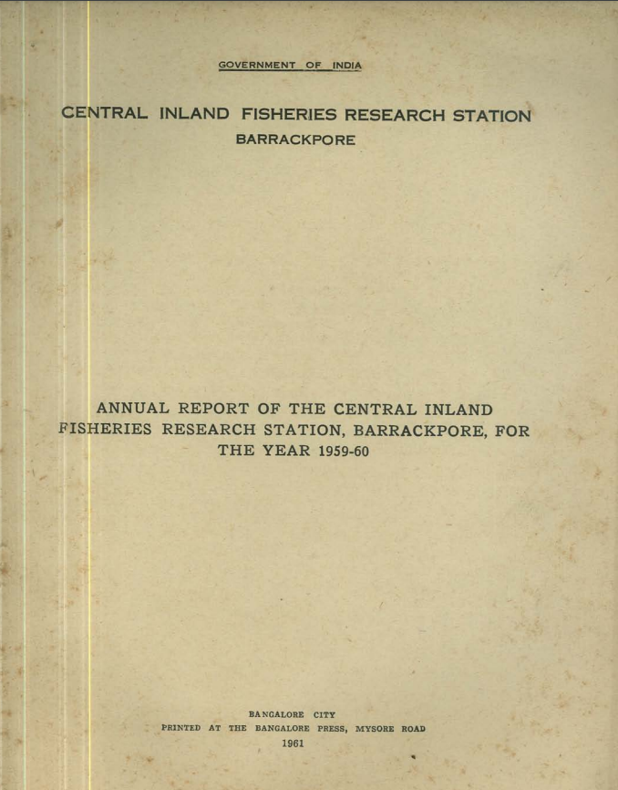 Annual Report 1959-60